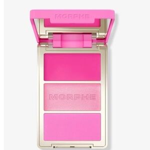 Morphe APRES-SKY cheek thrills multi finish face trio Pink Blush Palette